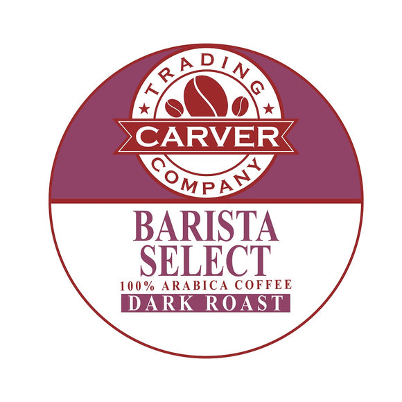 Barista Select - Dark Roast Single Use Coffee Pods - Carver Trading Co.