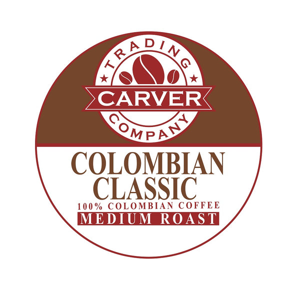 Colombian Classic - Medium Roast Single Use Coffee Pods - Carver Trading Co.